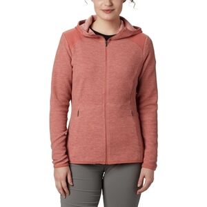 Columbia Coggin Peak Fz Hooded Jacket in Salmon Size XL.